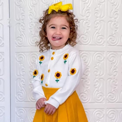 Ensemble Fille - LittleMissStyle™ - Jaune