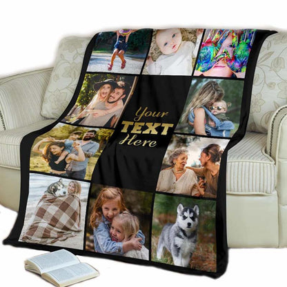 Custom 10 Photos Blankets to Make the Best Gifts for Your Family