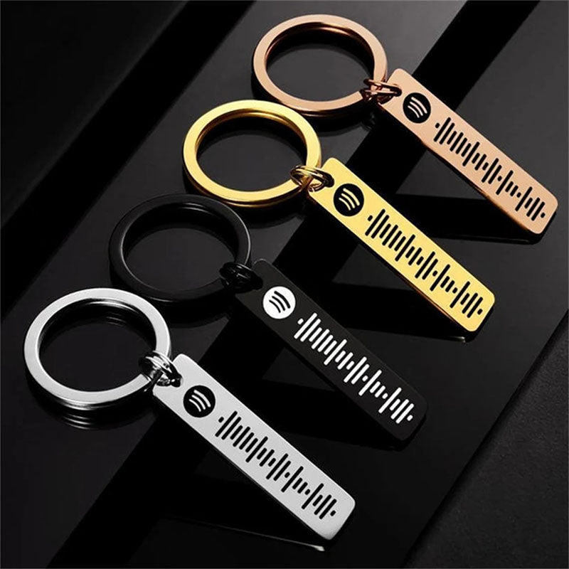 Spotify Song Keychain Personalized