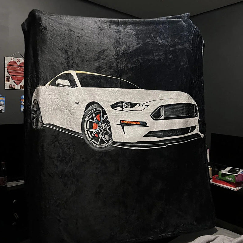Personalized Picture Car Blanket