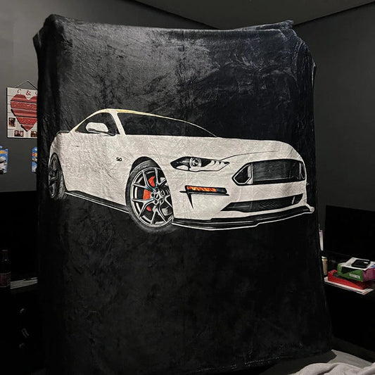 Personalized Picture Car Blanket