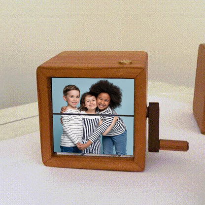 Hand Flip Photo Frame Personalized