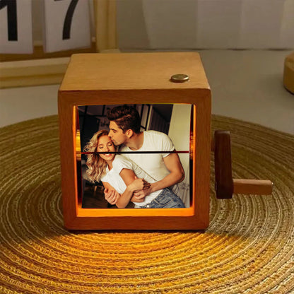 Hand Flip Photo Frame Personalized
