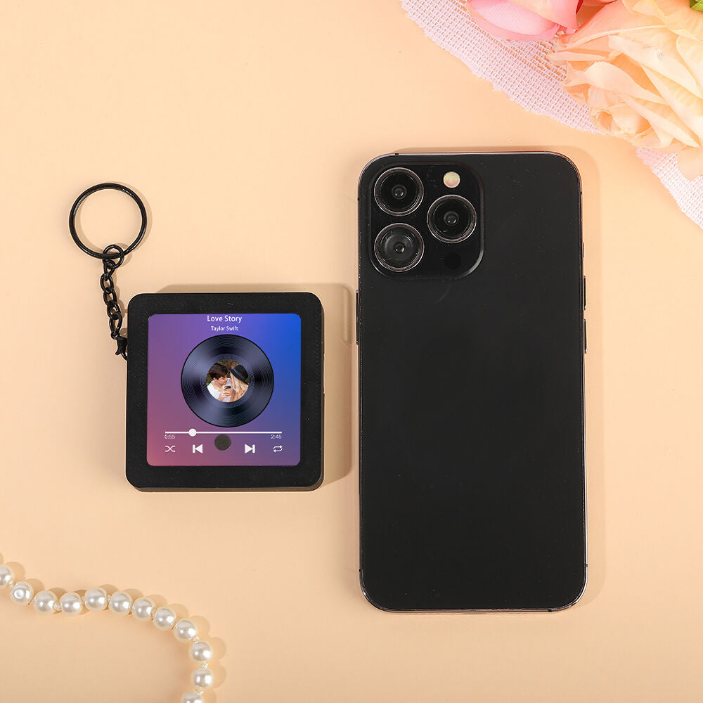 Music Memory Keychain Personalized