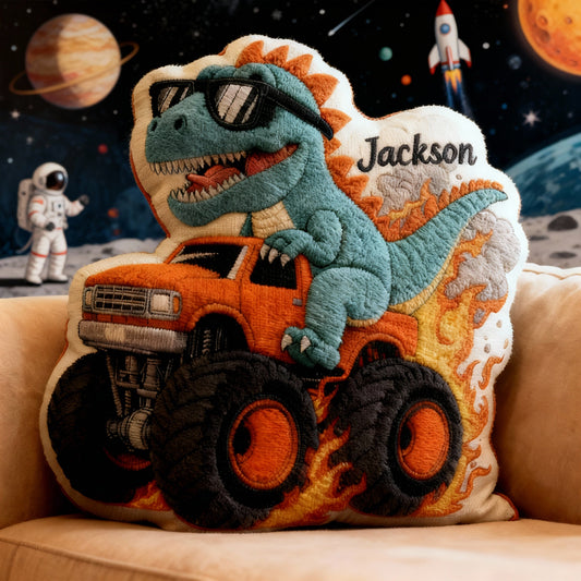 Dinosaur Pillow Personalized