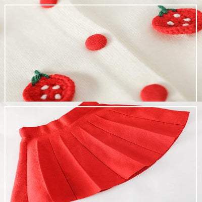 Ensemble Fille - LittleMissStyle™ - Rouge