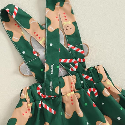 Ensemble Fille - FestiveCharm™ - Vert Noël