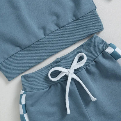 Ensemble Bébé Garçon - BabyBoysOutfits™ - Bleu