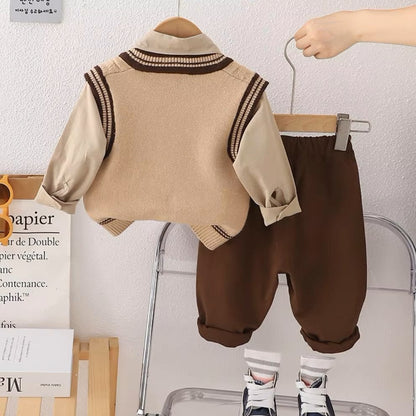 Ensemble Bébé Garçon - PreppyBuddy™ - Khaki